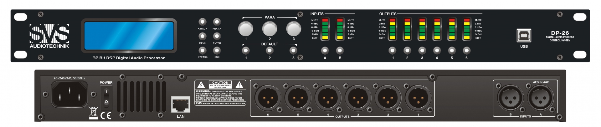 SVS Audiotechnik DP-26 Цифровой процессор: 2 входа 6 выходов в Реутове