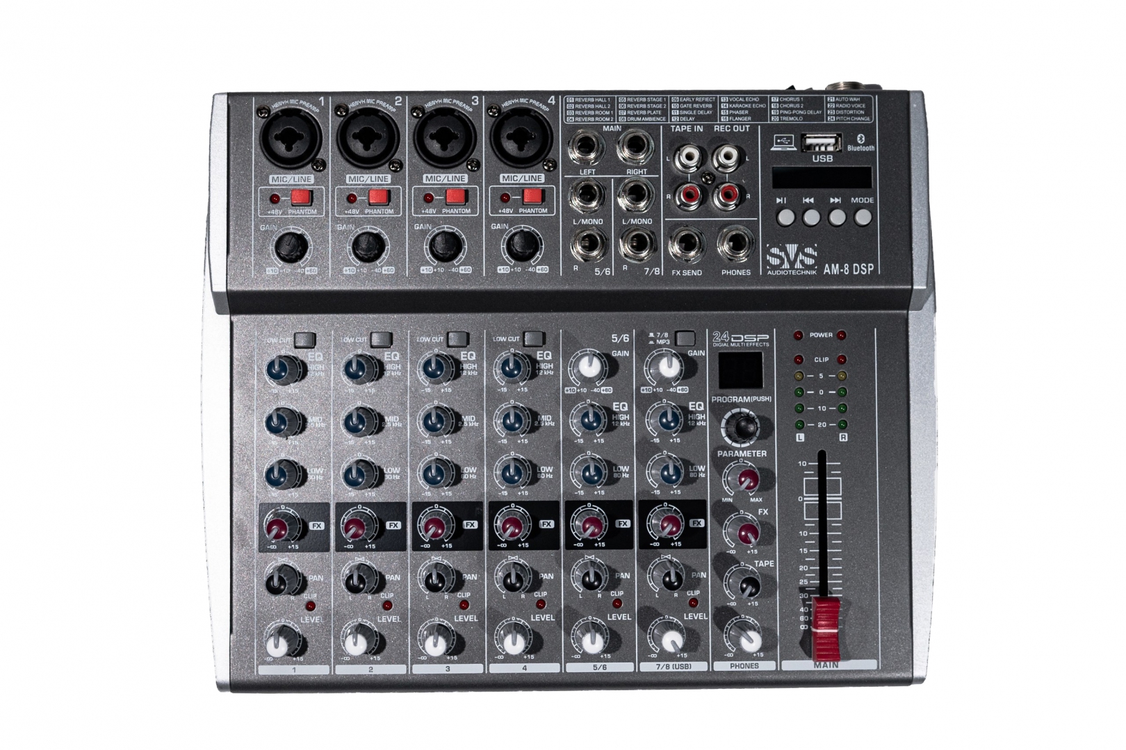 SVS Audiotechnik mixers AM-8 DSP Микшерный пульт аналоговый, 8-канальный в Реутове