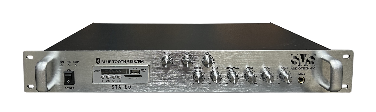 SVS Audiotechnik STA-80 Микшер-усилитель для систем Public Address в Реутове
